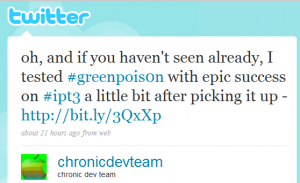 Chronic-Dev-Team-Tweet