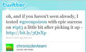 Chronic-Dev-Team-Tweet Chronic-Dev-Team-Tweet