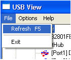 File menu
