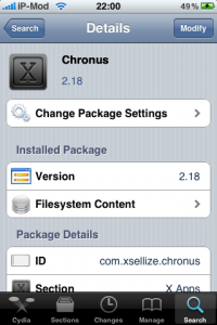 chronus 2.18
