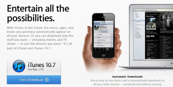 itunes 10.7
