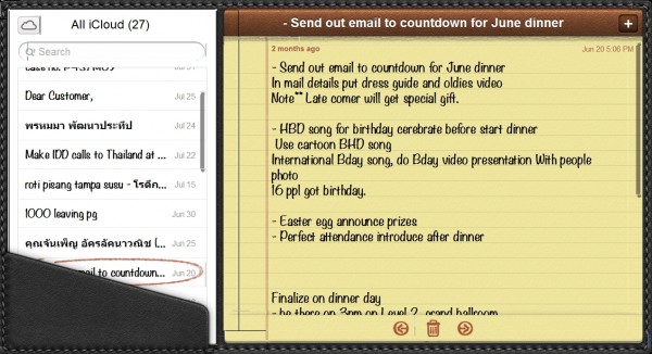 notes icloud