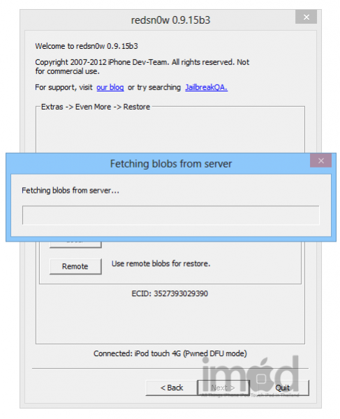 restore redsn0w 4