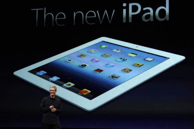 Apple CEO Tim Cook Launches iPad HD