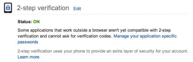 2-step verification