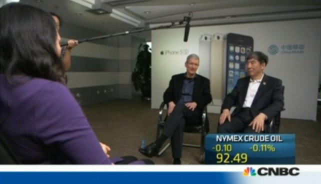 Tim cook China Mobile