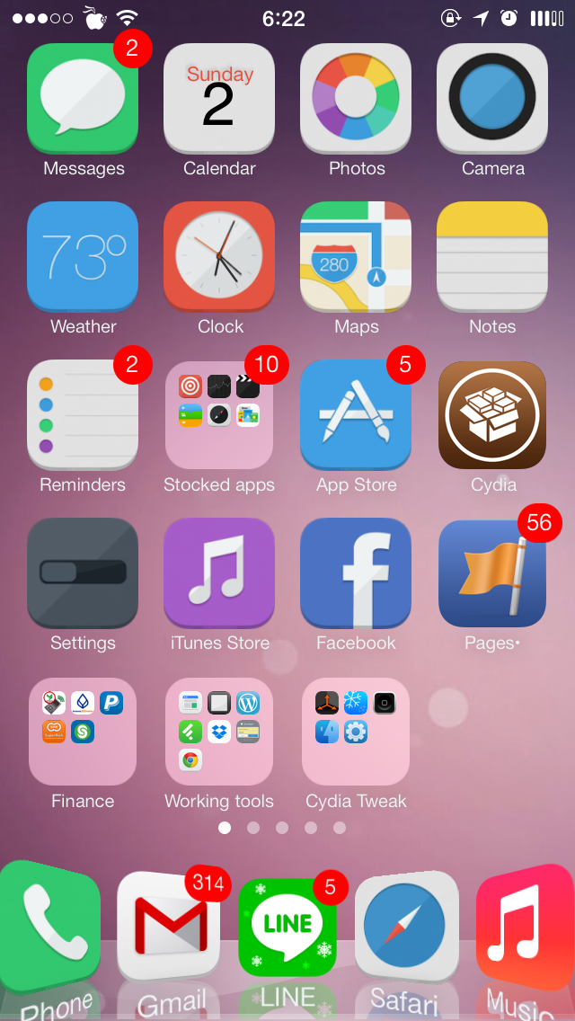 ios 8 infinity
