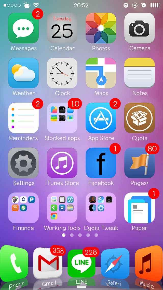iOS 8 Concept Theme