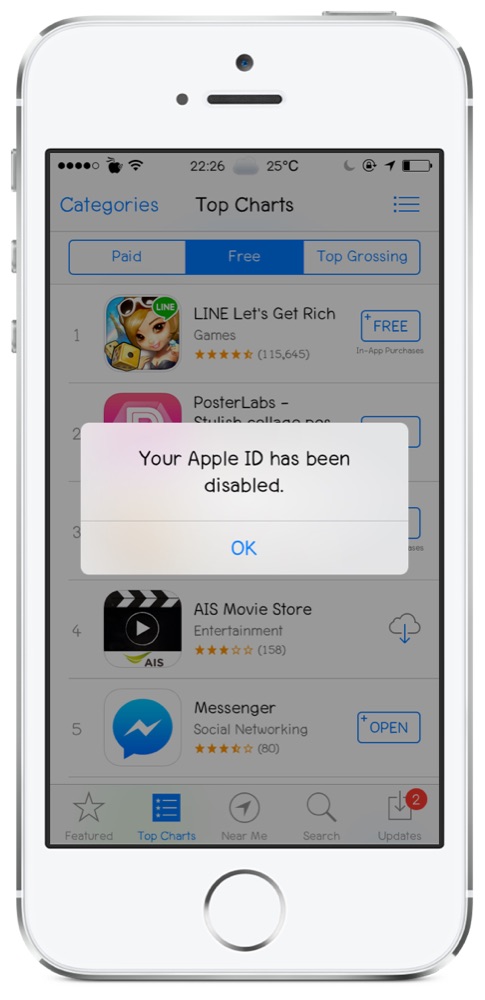 Apple Id Has Been Disabled Iphone Apple Id Has Been Disabled Iphone