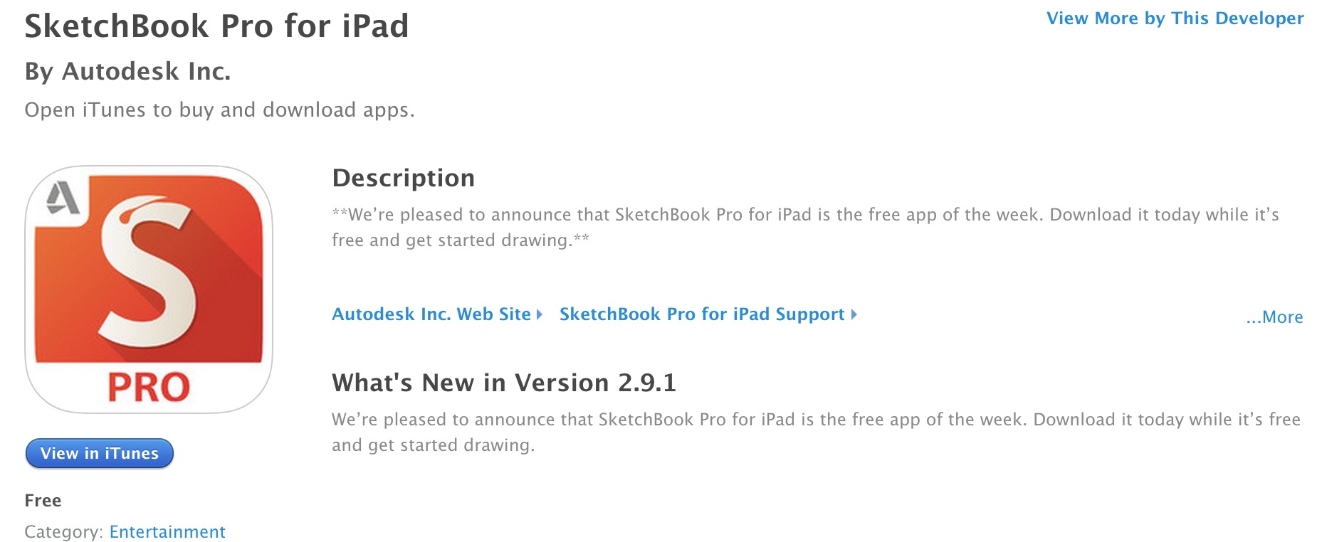 SketchBook Pro for iPad