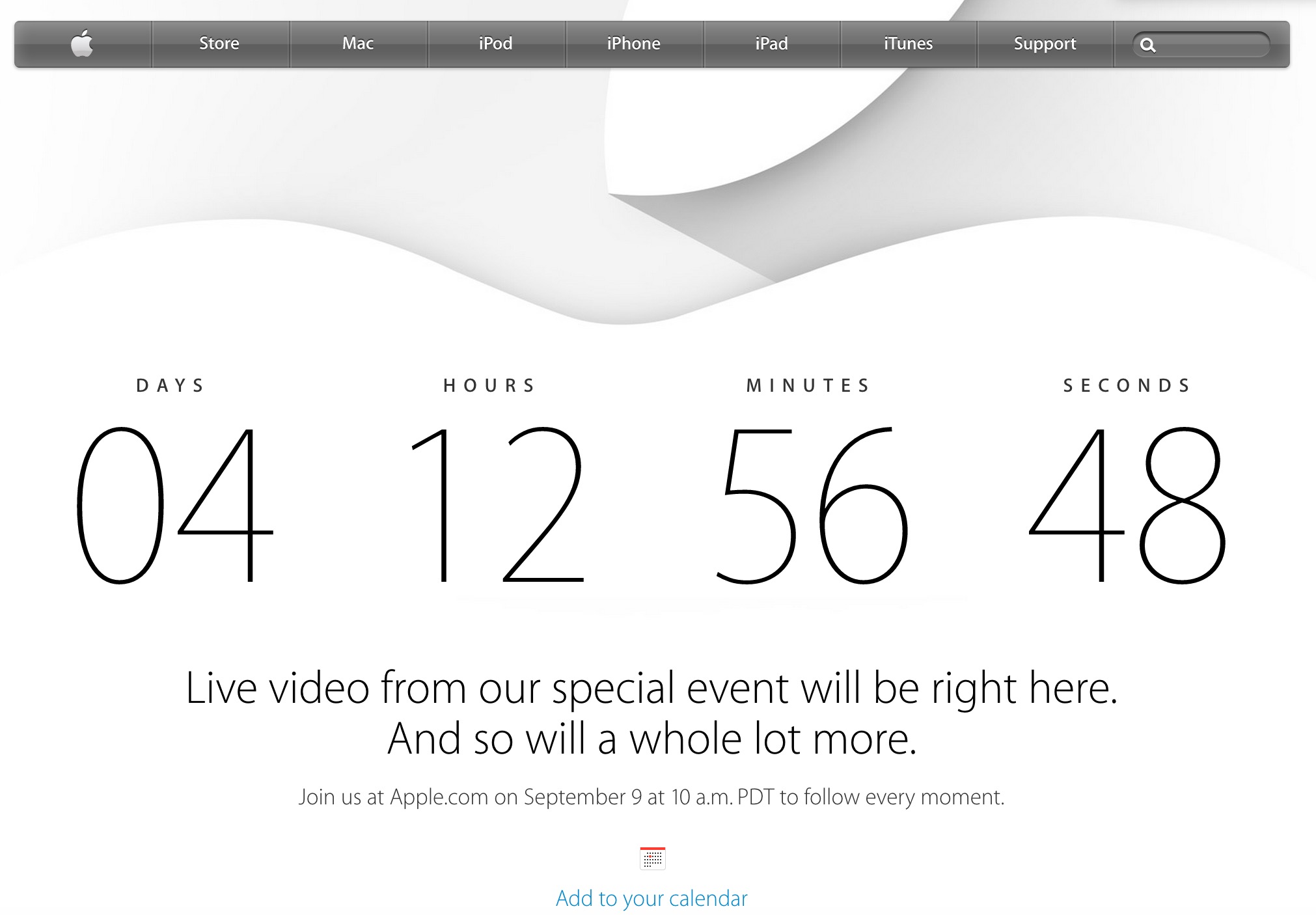 live stream for iphone 6 event