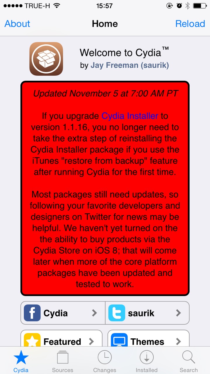Cydia installer pc