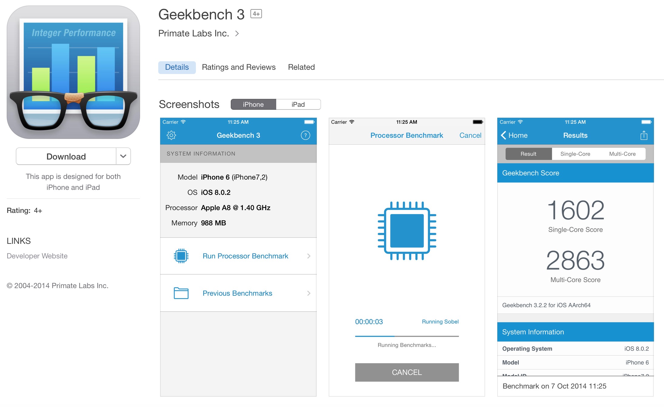 geekbench 3