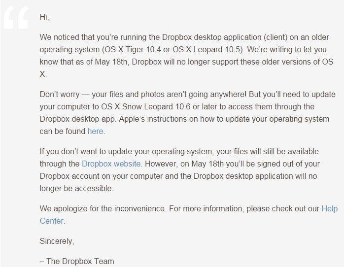dropbox-not-support-osx105-lower