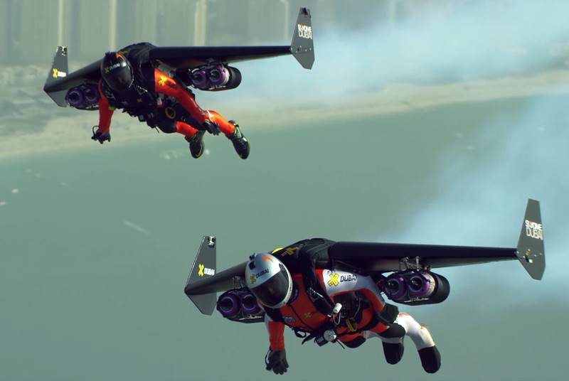 มนุษย์ติดเครื่องยนต์เจ็ตและบินได้จริงยังกับ Iron Man มีคลิป