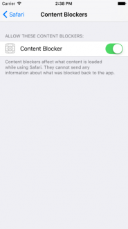 Content Blockers