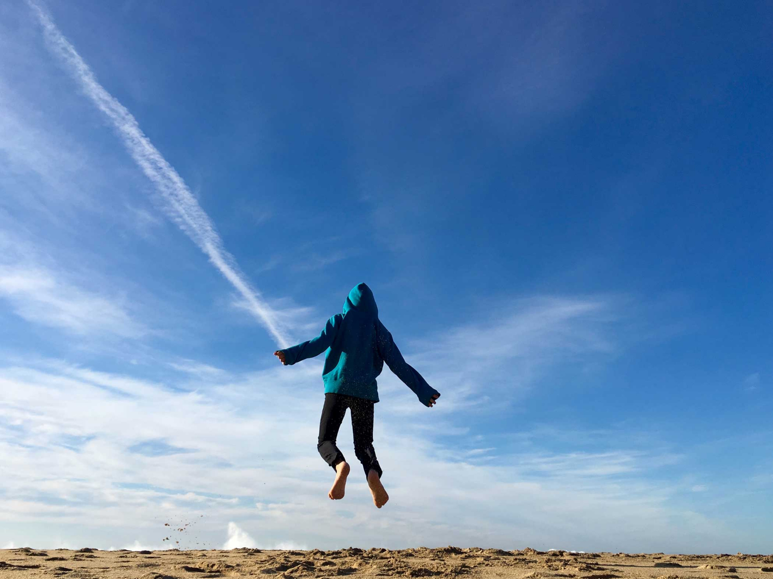 Photographer: Kate Schermerhorn Location: Montara Beach, CA Subject: Daughter Leila Photograph shot with iPhone 6s Plus, unedited