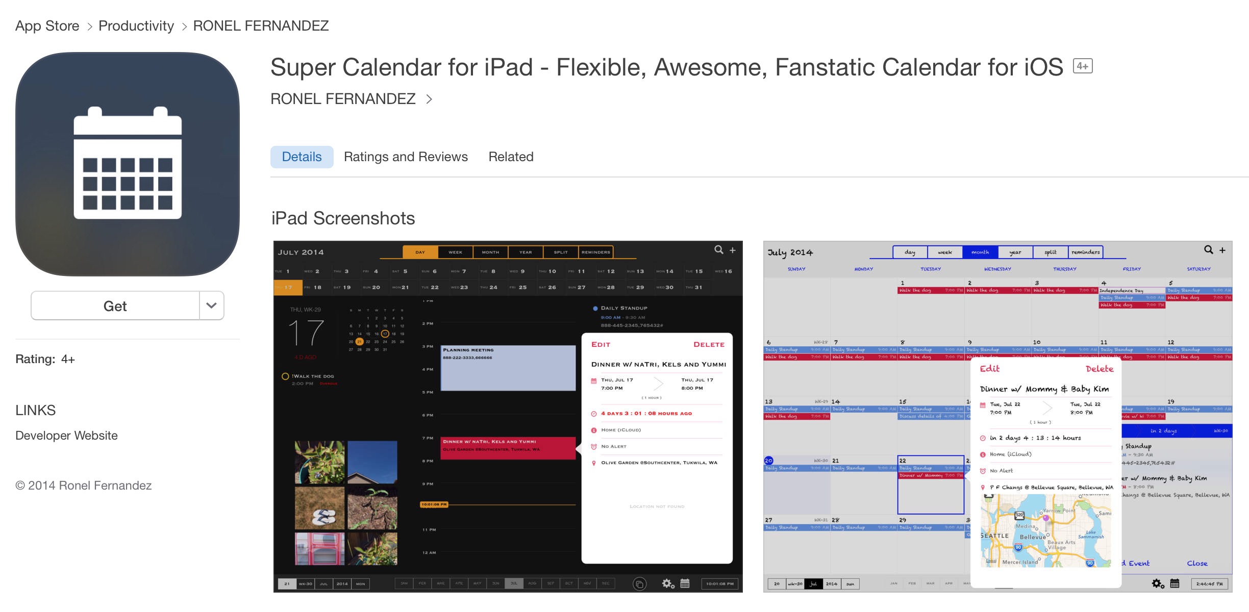 Super Calendar for iPad - Flexible, Awesome, Fanstatic Calendar for iOS