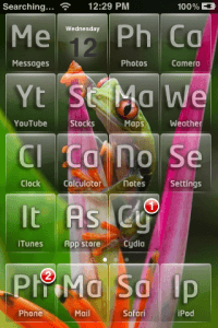 Mac Reveal - WinterBoard ธีมไอโฟน