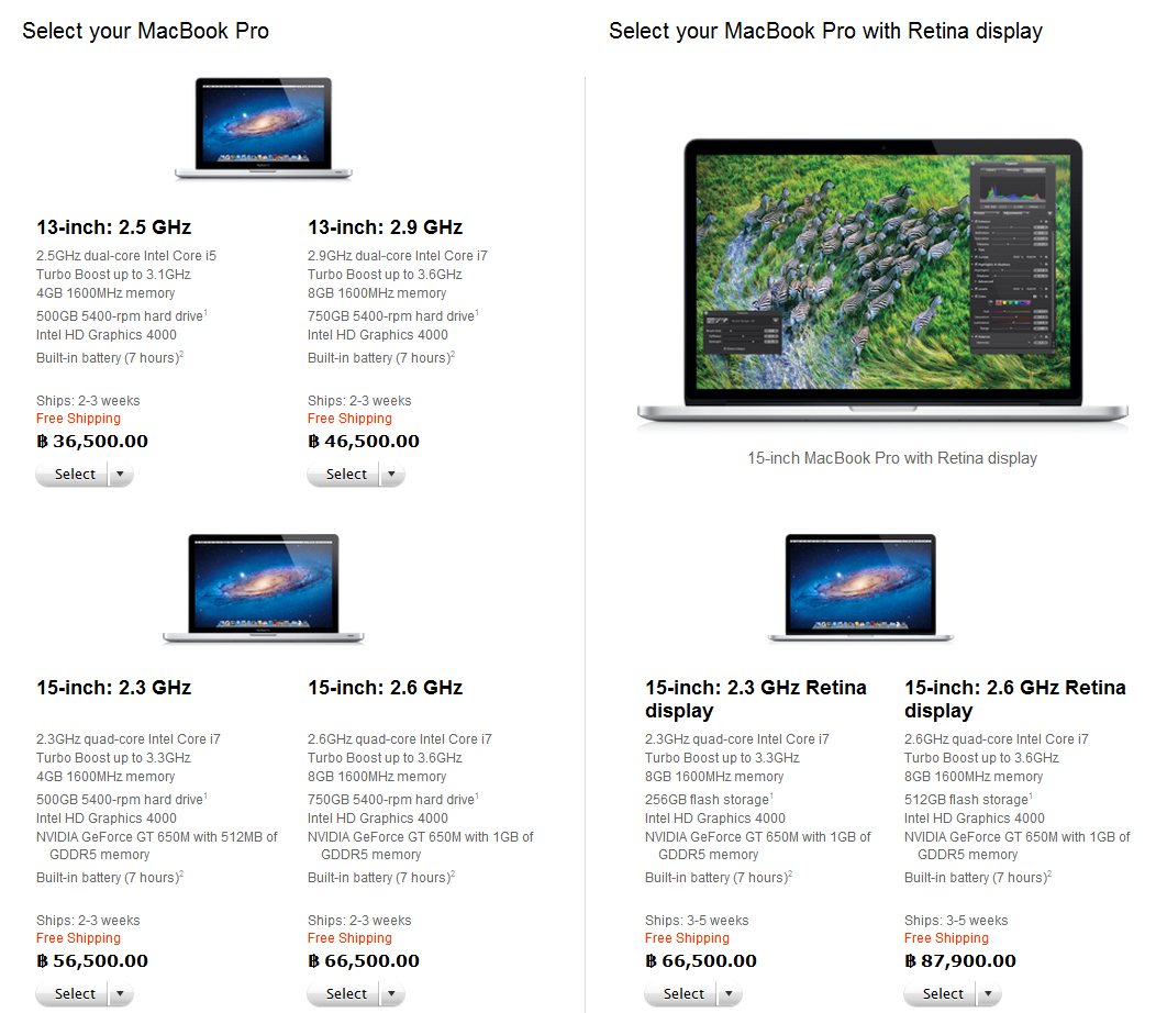 MacBook Pro Buy MacBook Pro Notebook Computers with Free Shipping