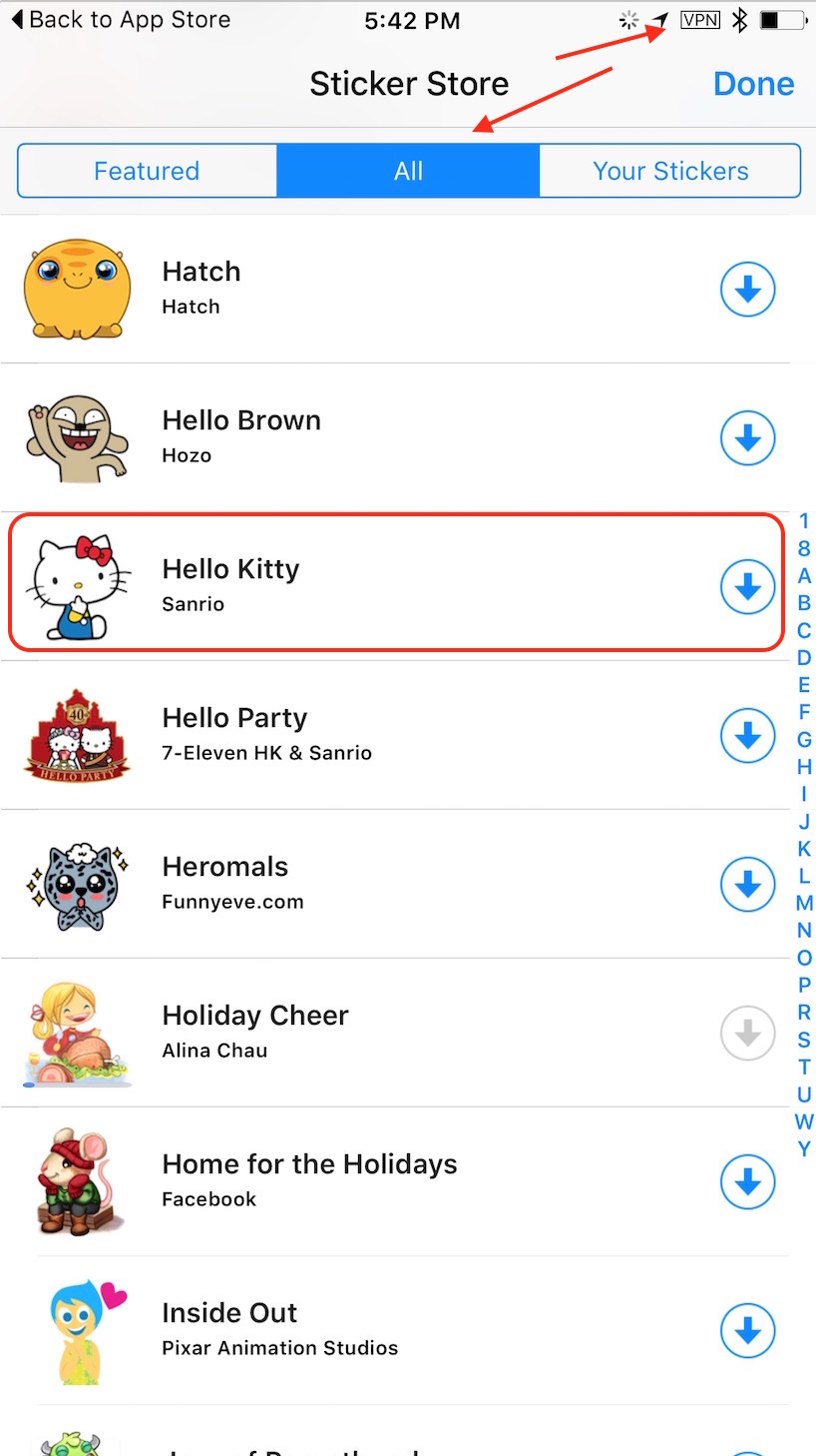 hello kitty facebook messenger sticker