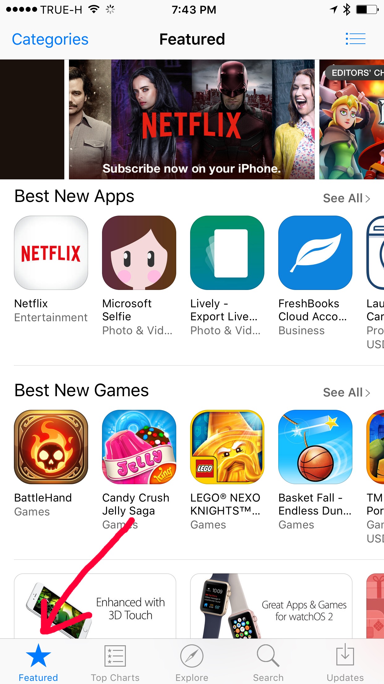 app store refresh