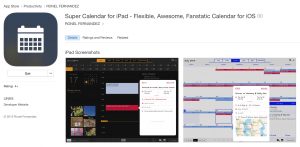Super Calendar สุดยอดแอปปฎิทินบน iPad ปล่อยฟรีปกติ $9.99