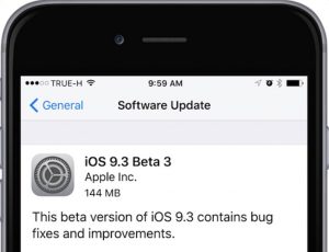 Apple ปล่อยอัปเดต iOS 9.3 beta 3 ให้นักพัฒนาแล้ว
