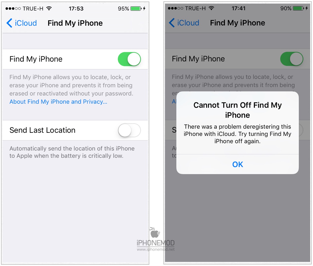 พบปัญหาไม่สามารถปิด Find My iPhone ได้ ได้รับการแก้ไขแล้ว