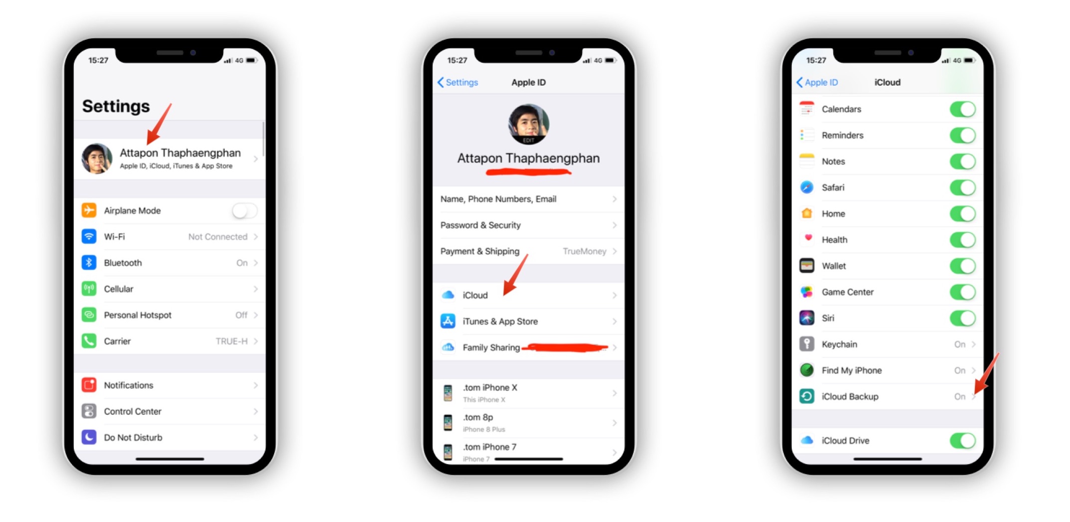 Enable Icloud Backup Iphone X
