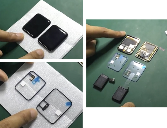Apple Watch 2 ฝั่งซ้าย, Apple Watch รุ่นเดิม ฝั่งขวา