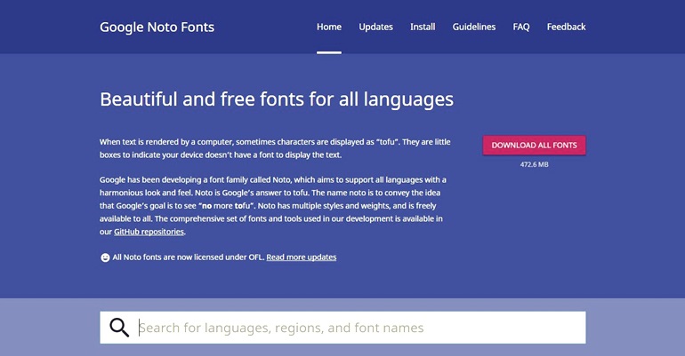 Google Noto Fonts