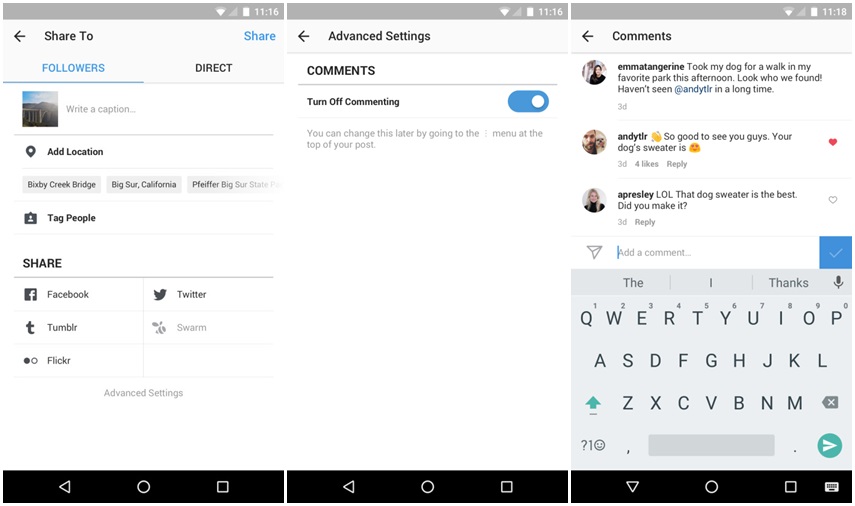 Instagram Turn Off Comment