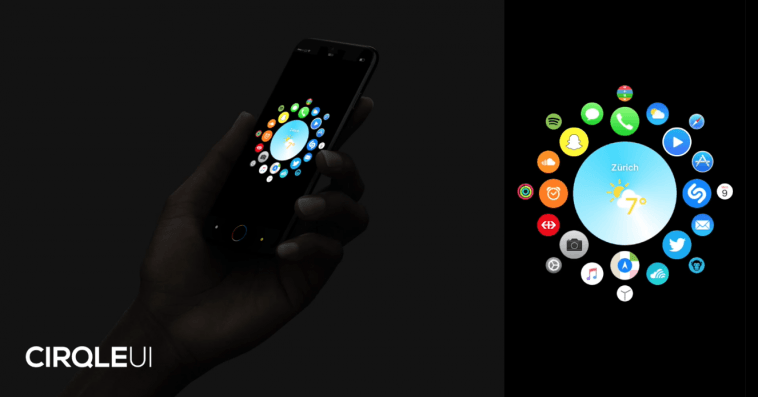 Ios Circular Pattern ชมวิดีโอแนวคิด iOS 11 Circular UI - iPhoneMod