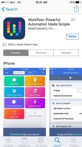 Apple ซื้อแอป Workflow และปล่อยให้ดาวน์โหลดฟรีใน App Store