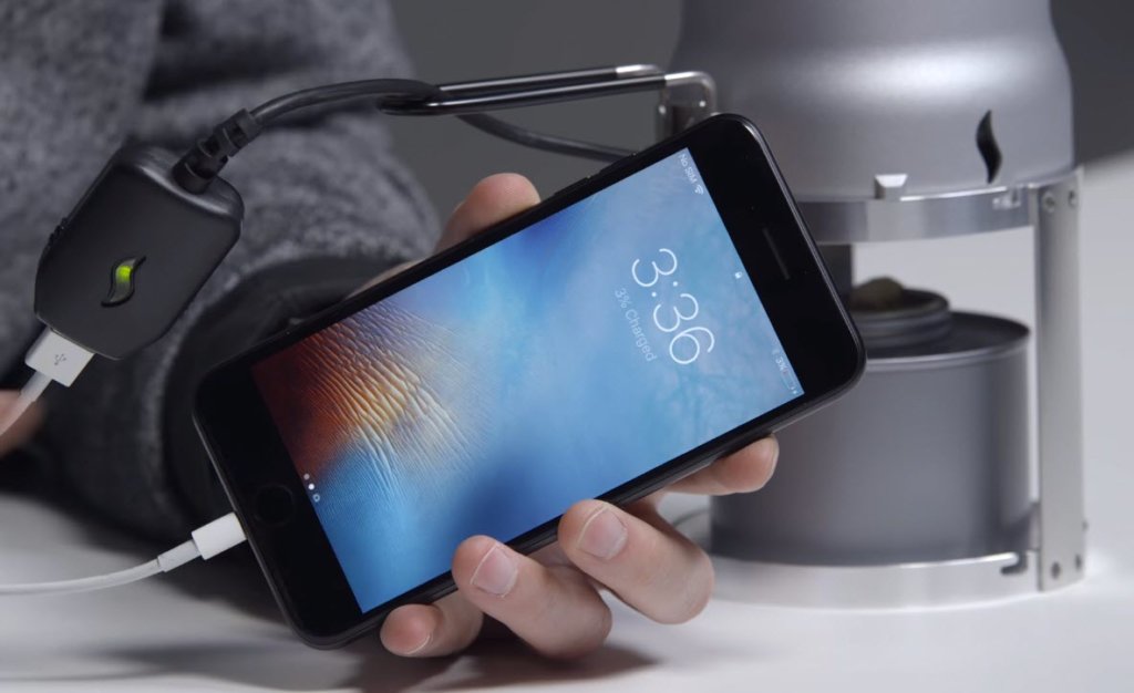 Stower Candle Charger ชาร์จ iPhone ด้วยหม้อต้มน้ำโดยไม่ต้องใช้ไฟฟ้า