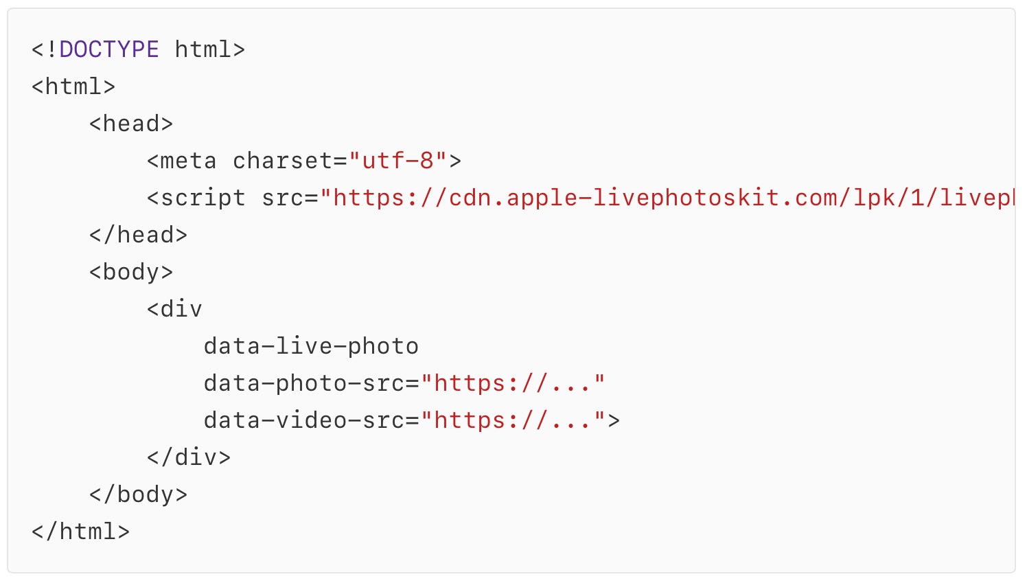 livephoto api sample