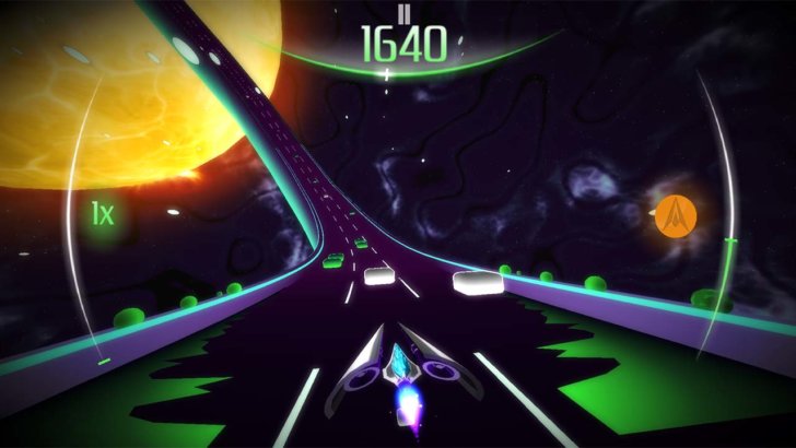 Musiverse โหลดฟรี Musiverse เปลี่ยนเพลงในมือถือให้กลายเป็นเกมยานอวกาศเก็บคะแนนสุดแนว