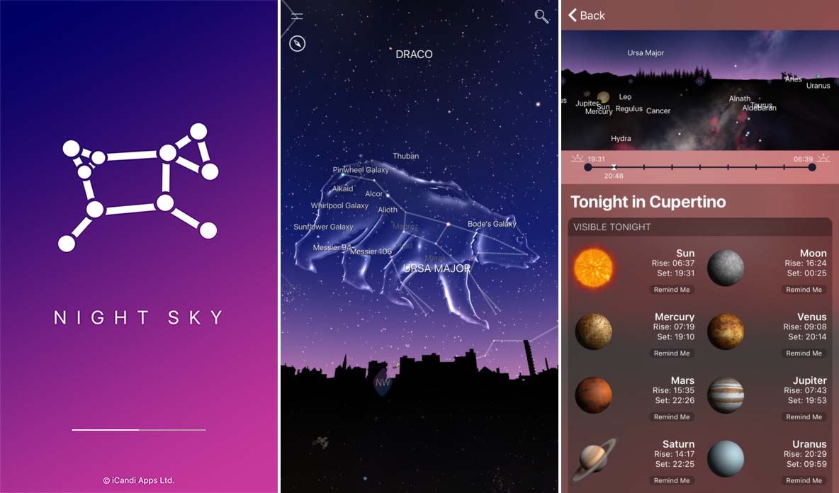 App Nightsky Content1
