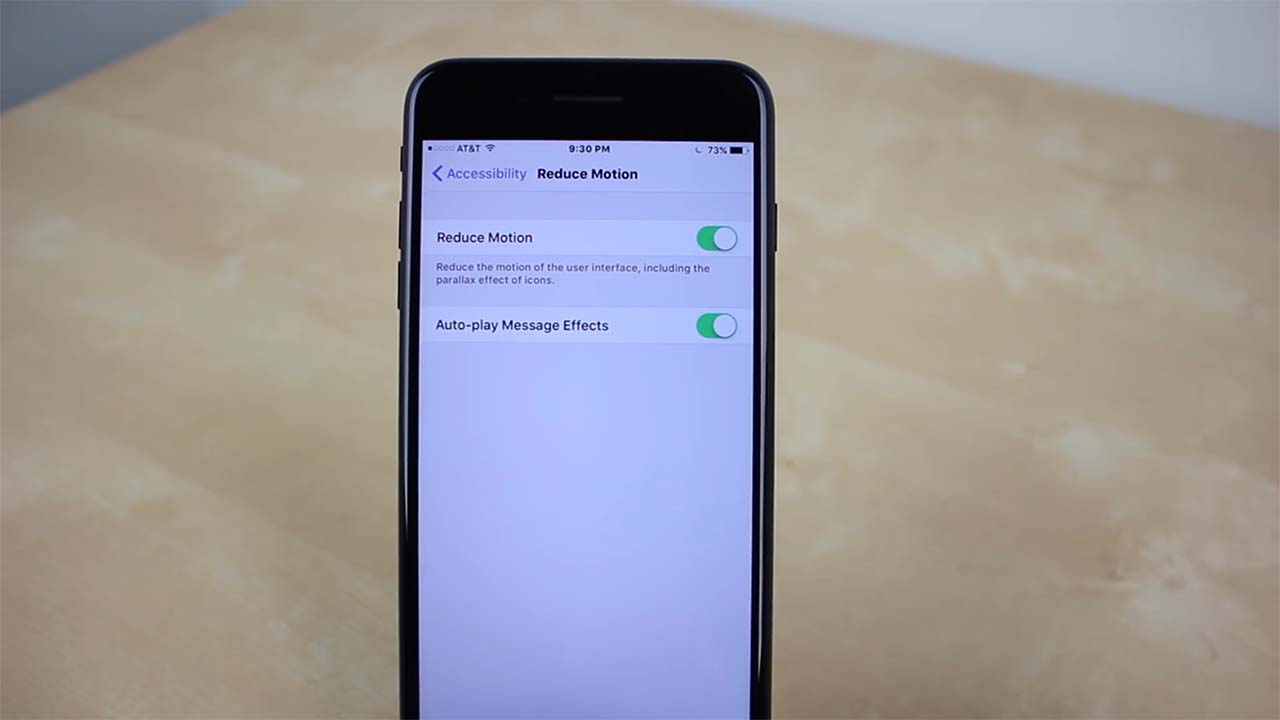App Reducemotion Content
