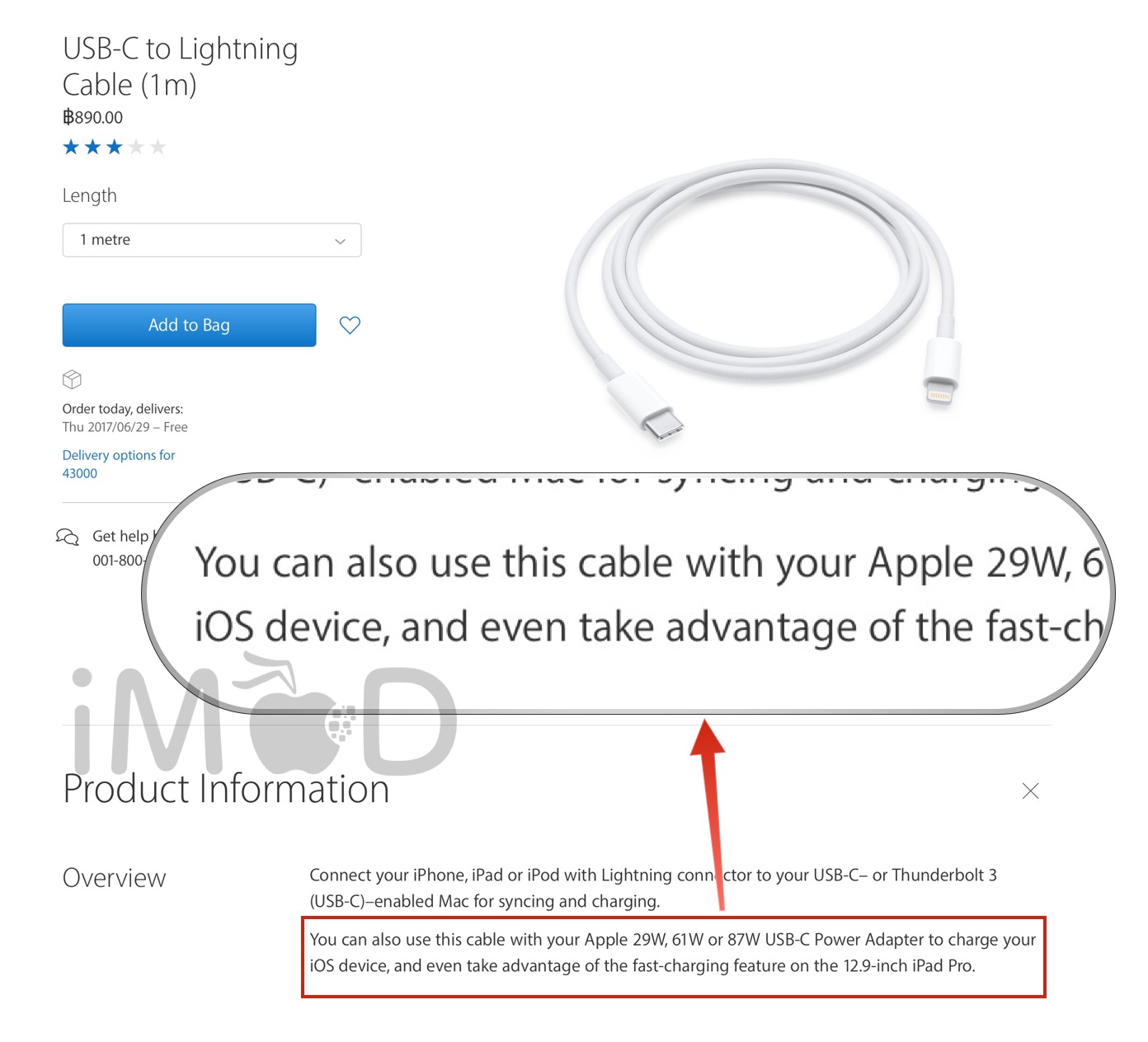 Usbc To Lightning Cable