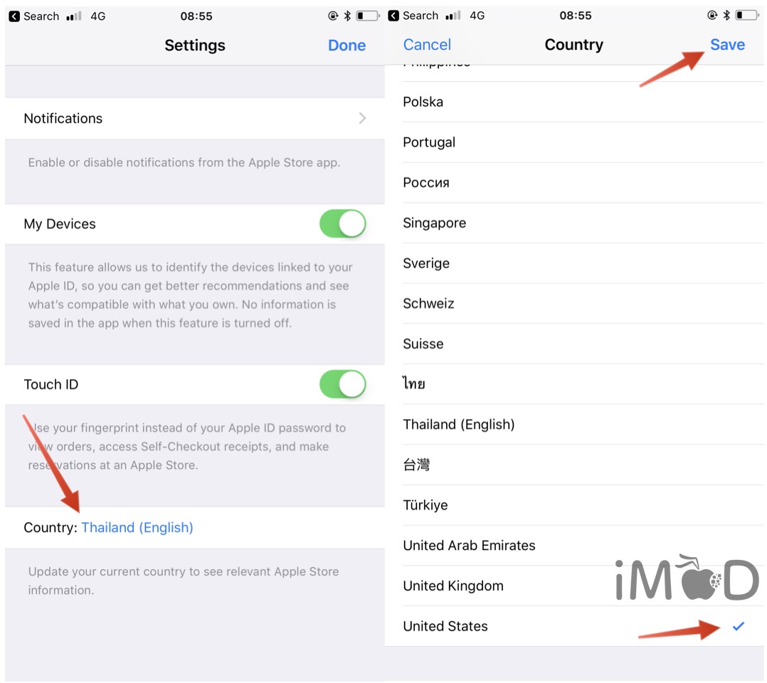 Apple Store App Account Setting 2