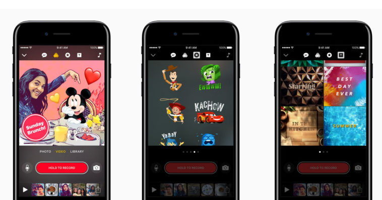 Apple อัปเดตแอป Clips ใหม่มาพร้อมตัวละครจาก Disney และ Pixar