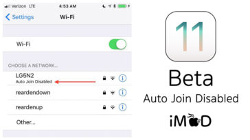 Ios11 Beta Wifi Disable