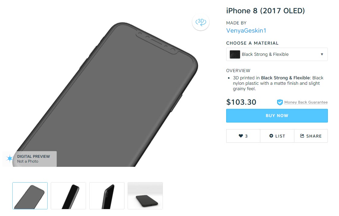 Iphone8 3d Model Compare 1 2