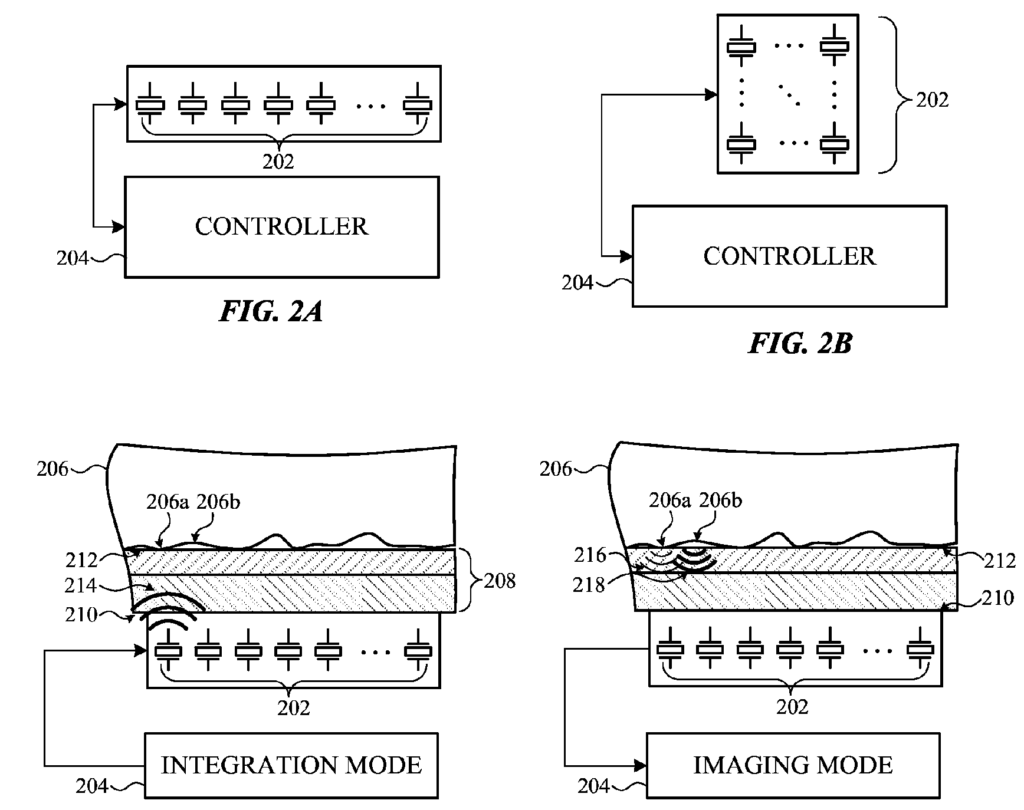 Apple Patent Ultrasonic Fingerprint Reader Drawing 001