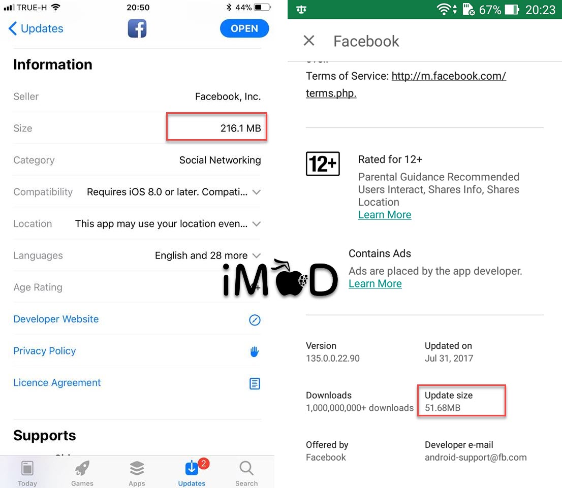 Facebook App Ios Andriod