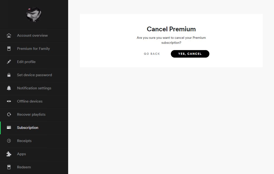 How Cancel Spotify Spotify Subscription 3