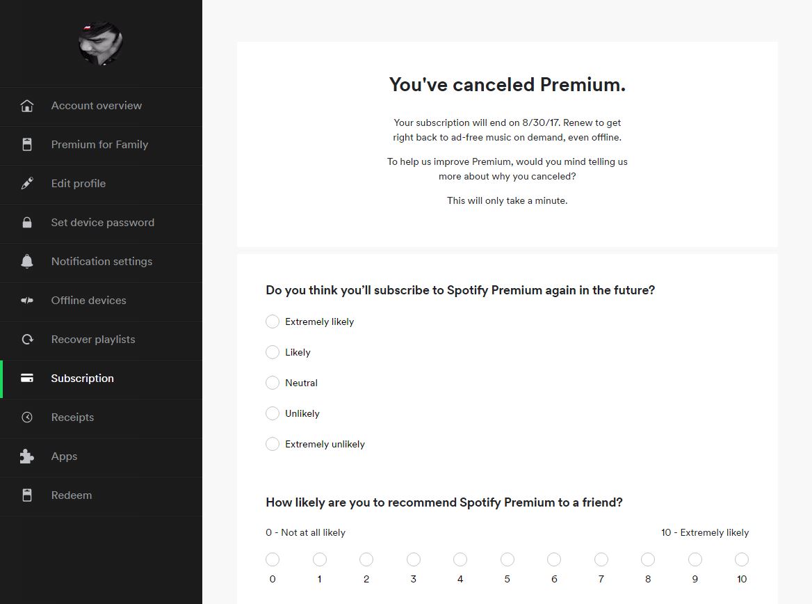 How Cancel Spotify Spotify Subscription 4