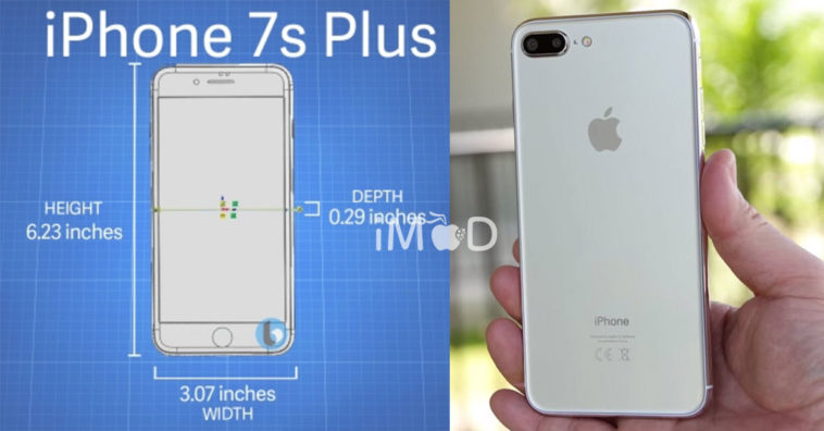 Iphone7s Dimensions Image Leaks
